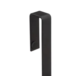 Suporte wc com 2 níveis preto em alumínio