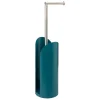 Suporte wc para rolo papel higiénico azul escuro