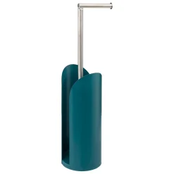 Suporte wc para rolo papel higiénico azul escuro