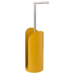 Suporte wc para rolo papel higiénico amarelo