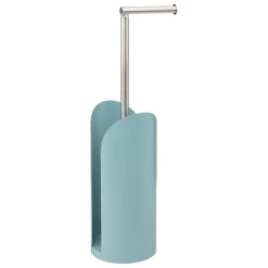 Suporte wc para rolo papel higiénico azul claro