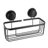 Suporte WC Preto Retangular
