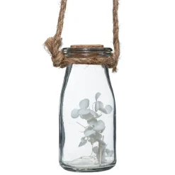 Suspensão com 4 jarras com flor 45x53cm