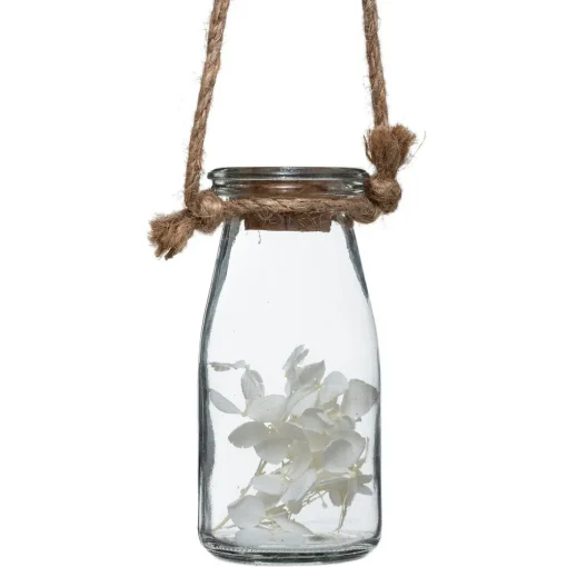 Suspensão com 4 jarras com flor 45x53cm