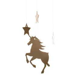 Suspensão papel unicórnio