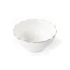Taça AUBREY branca de grés 15cm