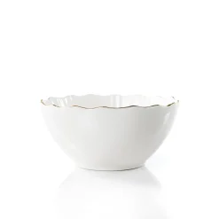 Taça AUBREY branca de grés 15cm