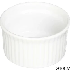 Taça de cerâmica branca