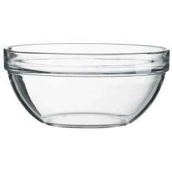 Taça de vidro redonda empilhável 10cm