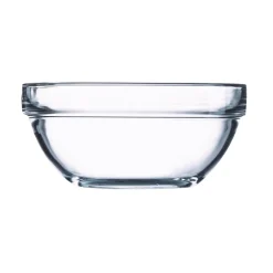 Taça de vidro redonda empilhável 14cm