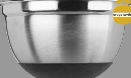 Taça misturadora antiderrapante 21cm