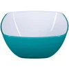 Taça quadrada azul 19cm