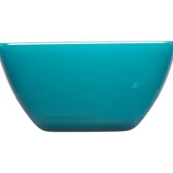 Taça quadrada azul 19cm