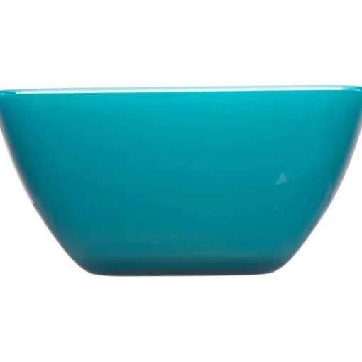 Taça quadrada azul 19cm
