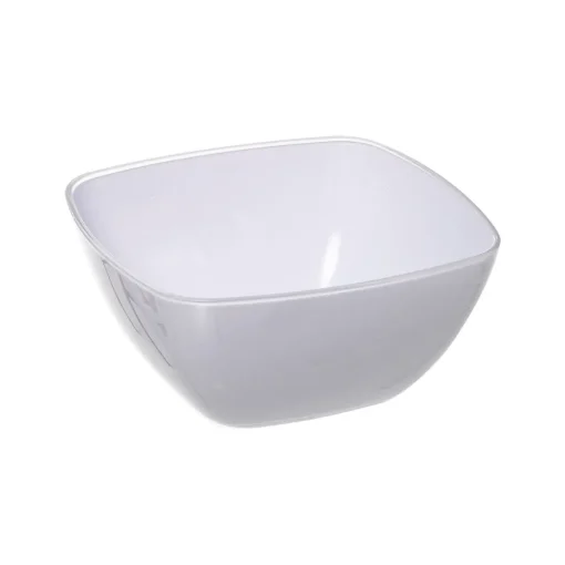 Taça quadrada branca 14cm