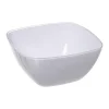 Taça quadrada branca 19cm