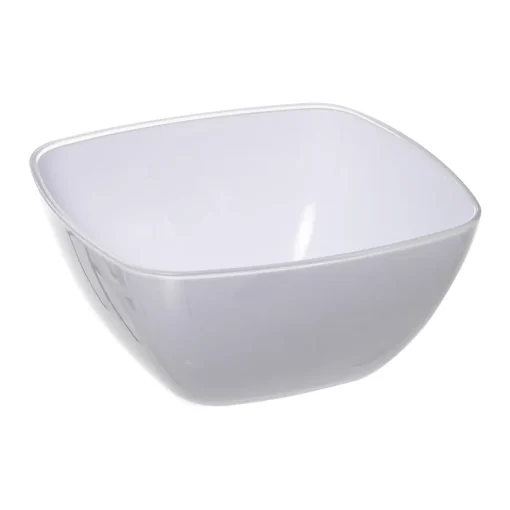 Taça quadrada branca 19cm