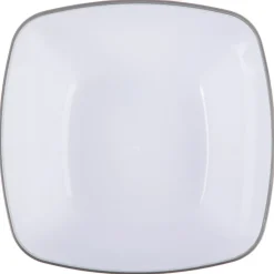 Taça quadrada cinza 19cm