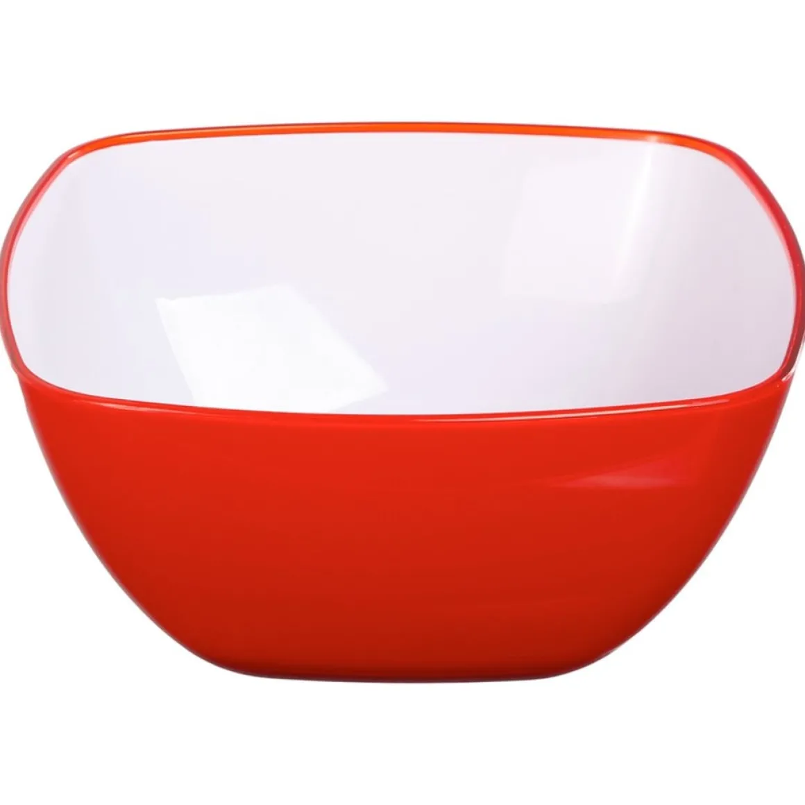 Taça quadrada vermelha 14cm