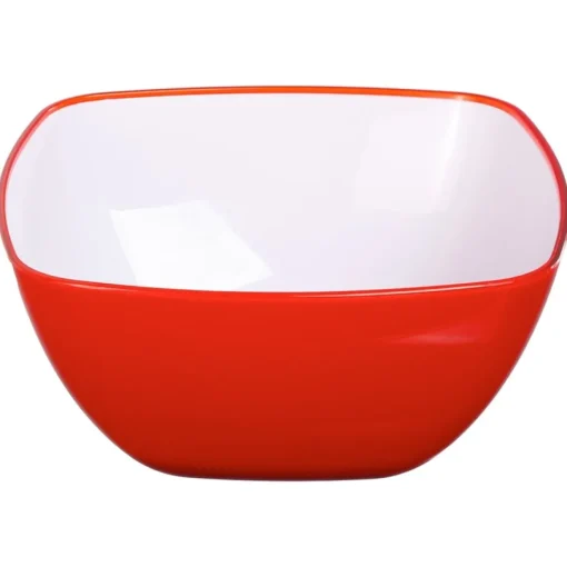 Taça quadrada vermelha 19cm