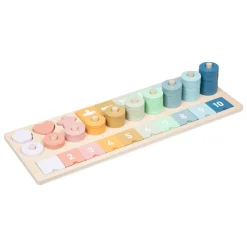 Tabuleiro atividades com 75 peças MONTESSORI