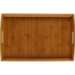 Tabuleiro de servir em bambu