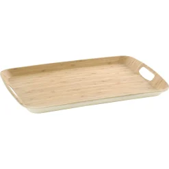 Tabuleiro de servir em bambu 31x46cm