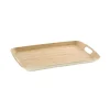 Tabuleiro de servir em bambu 26x38cm