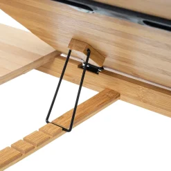 Tabuleiro em bambu com arrumação