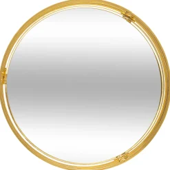 Tabuleiro espelhado dourado em metal FEEL 4x20cm