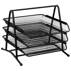 Tabuleiro HAVI preto em metal para escritório