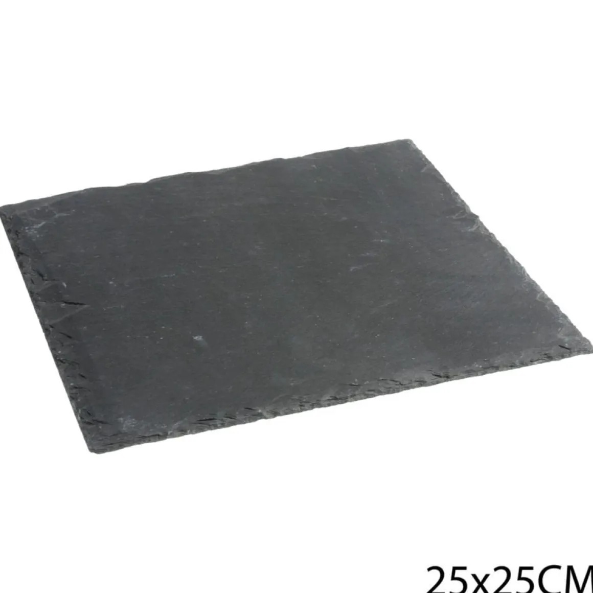 Tabuleiro quadrado em ardósia 25x25cm
