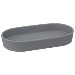 Tabuleiro wc COCON cinza em cerâmica