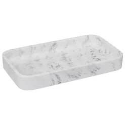 Tabuleiro wc LEA branco efeito mármore