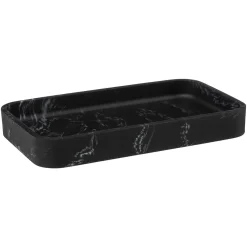 Tabuleiro wc LEA preto efeito mármore