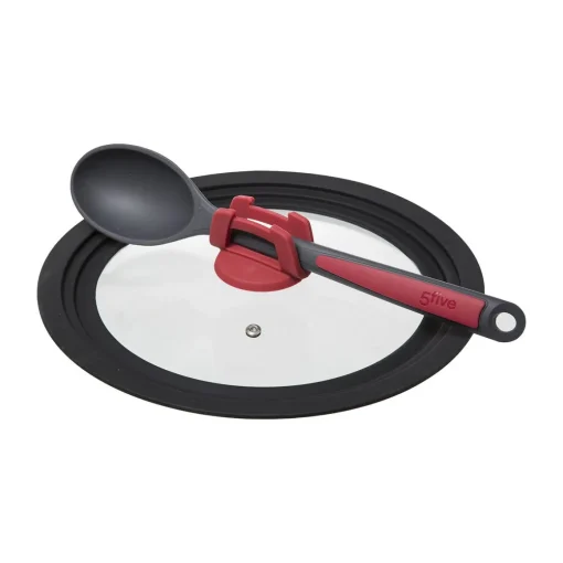 Tampa de vidro e silicone para caçarola