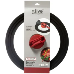 Tampa de vidro e silicone para caçarola