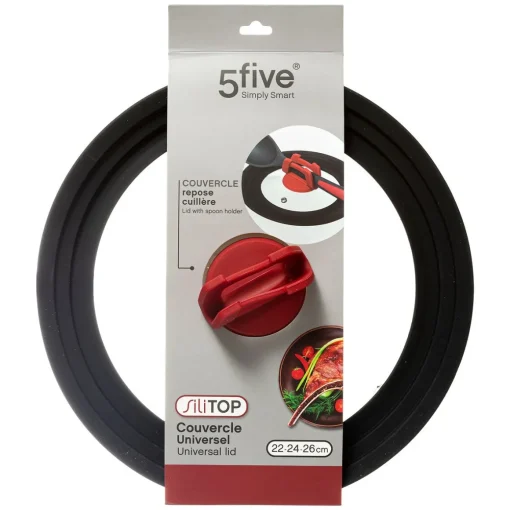 Tampa de vidro e silicone para caçarola