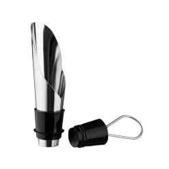 Tampa vertedora em aço inox para garrafa