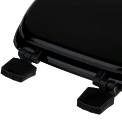 Tampa wc em madeira LUX preta