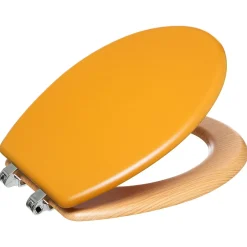 Tampa wc MODERN amarelo em madeira