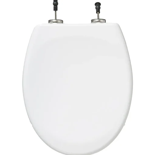 Tampa wc soft close branca antibacteriana