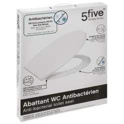 Tampa wc soft close branca antibacteriana