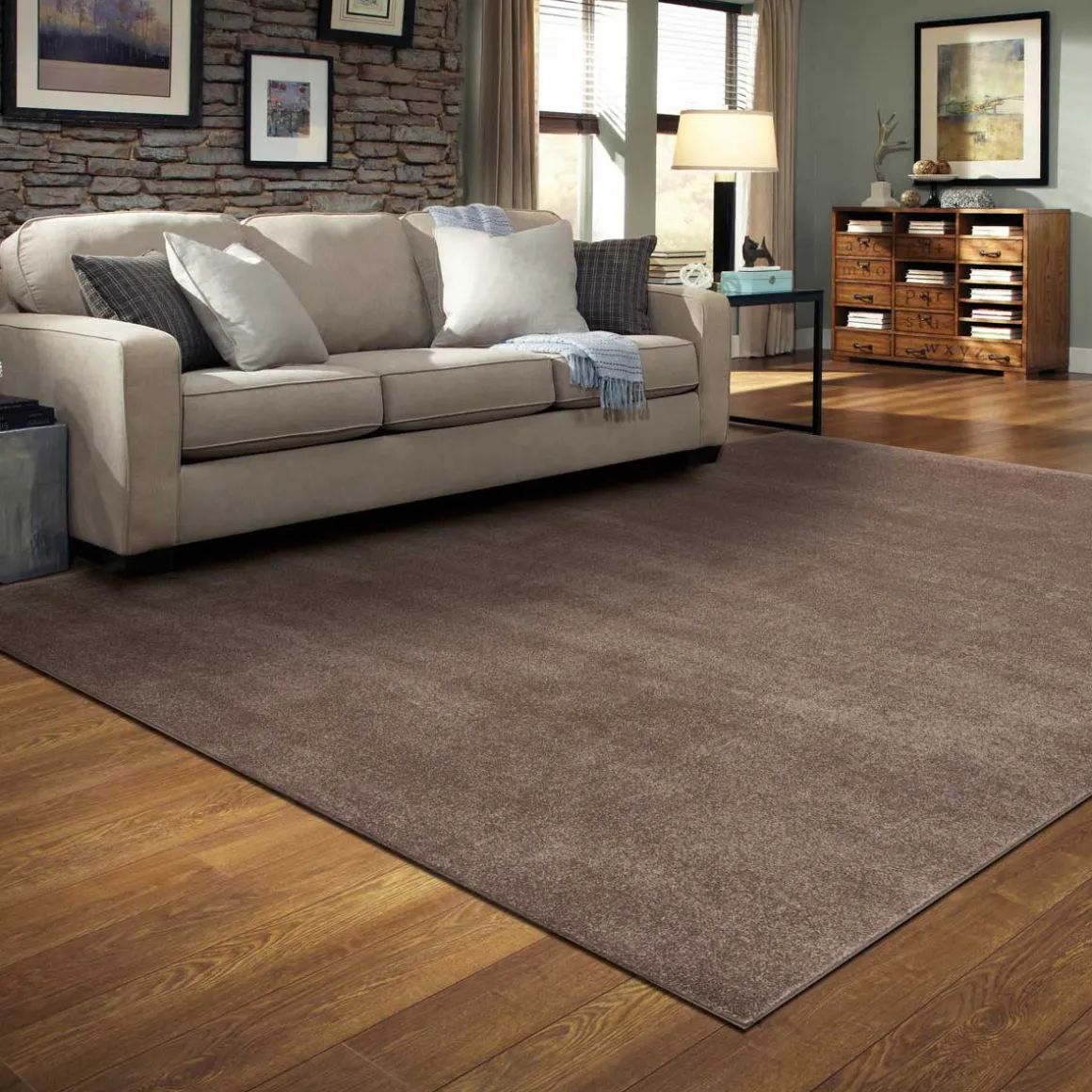 Tapete AMBIENTE camel 133x190cm