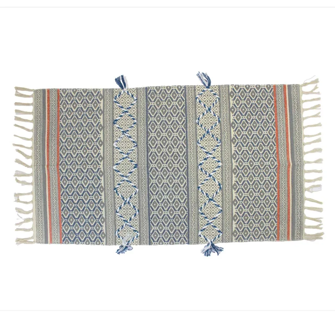 Tapete BEIRUTE multicolor com franjas 120x160cm