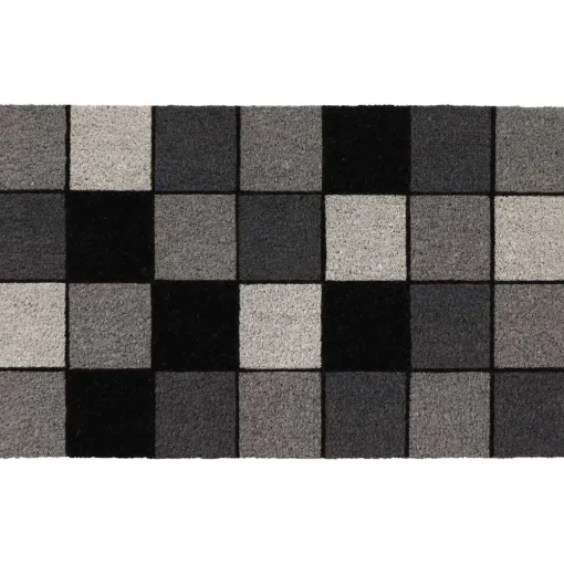 Tapete CARLOTTA cinza em pvc 45x75cm