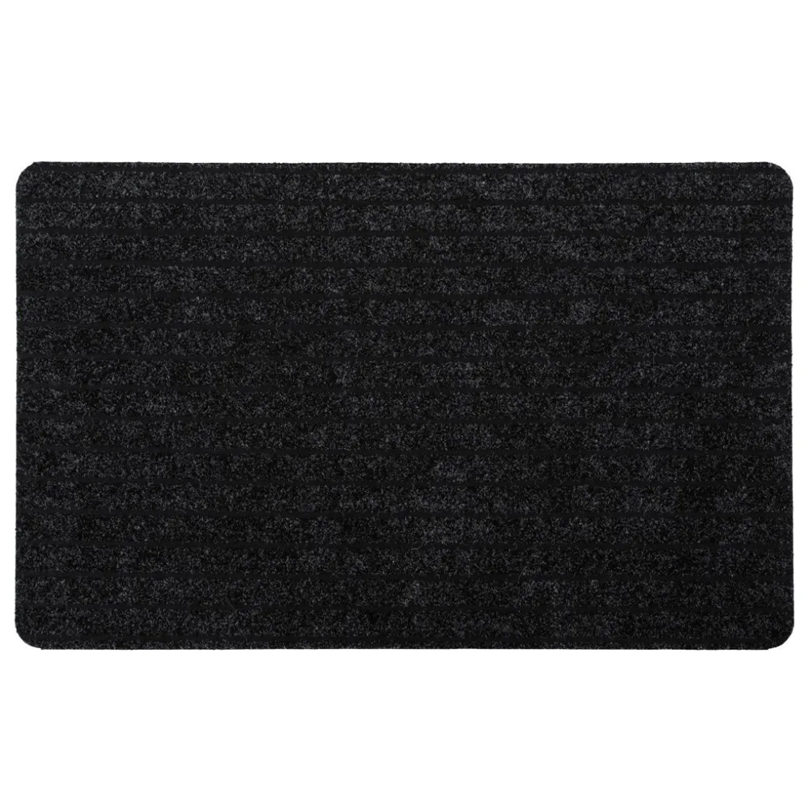 Tapete chloe cinza escuro e preto