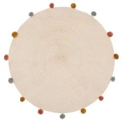 Tapete com pompons ARLEQUIM 90cm
