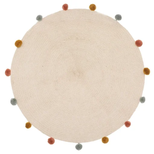 Tapete com pompons ARLEQUIM 90cm