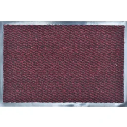 Tapete de entrada bordeaux 80x120cm